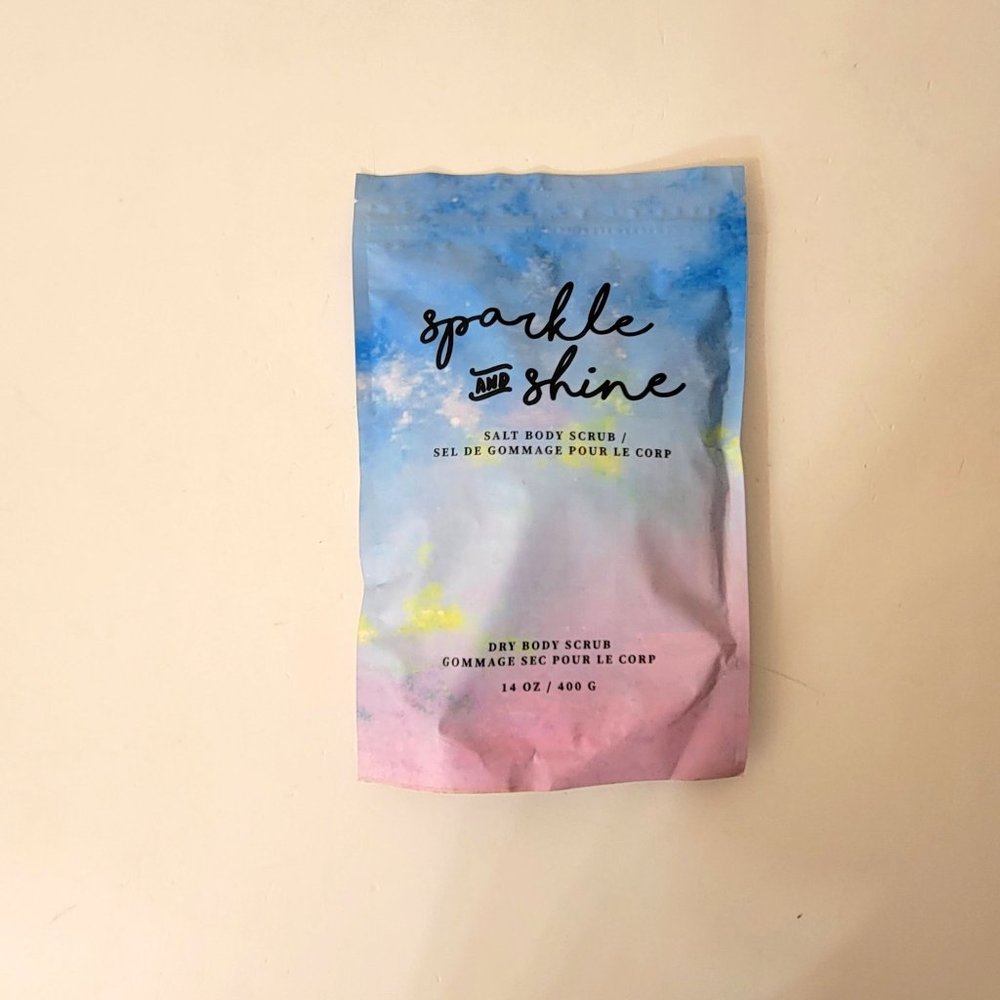 Sparkle and Shine Body Dry Salt Scrub, New - Picture 3 of 3